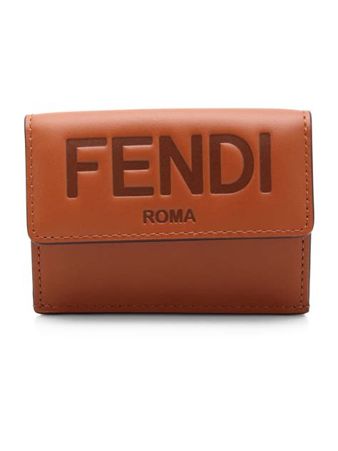 FENDI Micro Trifold Wallet .